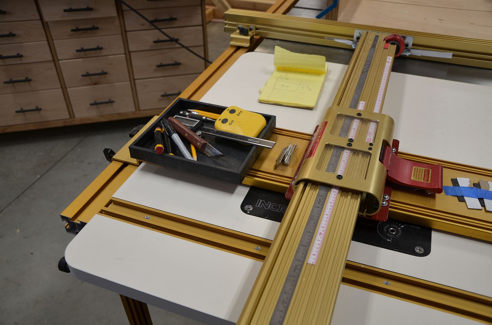 Sawstop with INCRA fence system